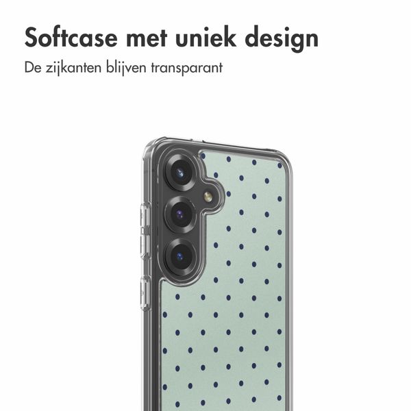 imoshion Design hoesje Samsung Galaxy A18 (4G) / A17 (4G/5G) - Polka Dot Mintgroen