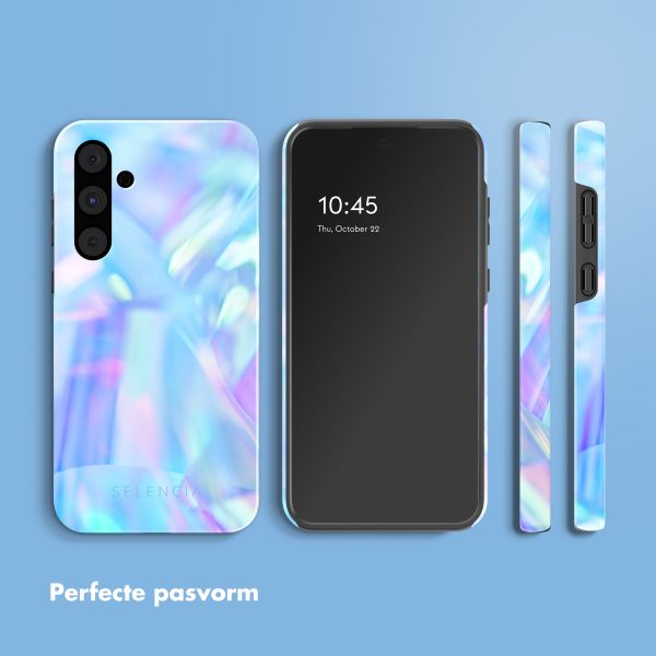 Selencia Vivid Tough Backcover Samsung Galaxy A55 - Holographic Blue Dream
