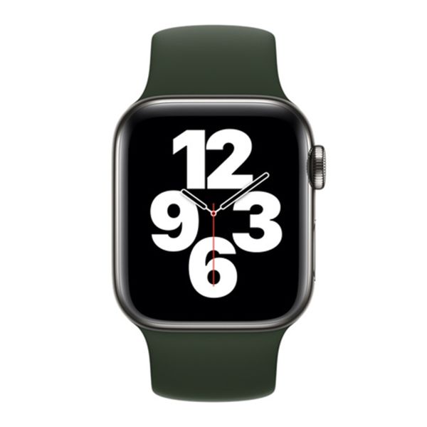 Apple Solobandje Apple Watch Series 1-10 / SE / Ultra (2) - 42/44/45/46/49 mm - Maat 6 - Cyprus Green