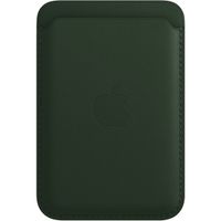 Apple Leather Wallet MagSafe (Apple Wallet 2nd generation) - Met ingebouwde AirTag functie - Sequoia Green