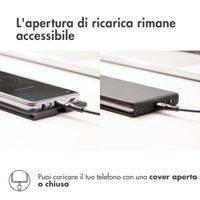 Accezz Flipcase Apple iPhone 15 - Zwart