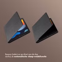 Selencia Riva Bookcase Apple iPad 9 (2021) 10.2 inch / iPad 8 (2020) 10.2 inch / iPad 7 (2019) 10.2 inch - Zwart