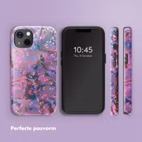 Selencia Vivid Backcover met MagSafe Apple iPhone 13 - Fresh Paint Flower Orange