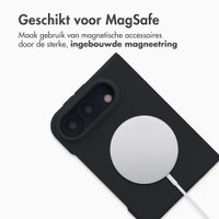 Accezz Liquid Silicone Backcover met MagSafe Apple iPhone Duo - Zwart