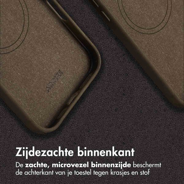 Accezz Vintage Leather Magsafe Backcover Apple iPhone 16 Pro Max - Rustic Brown