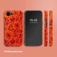 Selencia Vivid Backcover met MagSafe Apple iPhone 16e - Tropical Vibes Apricot