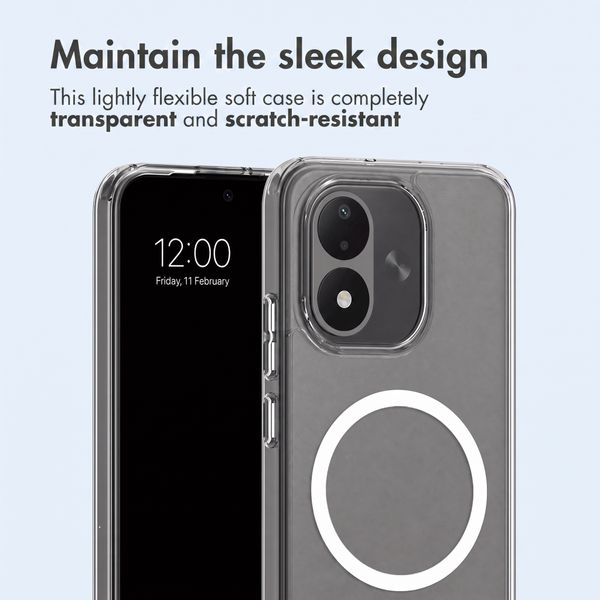 imoshion Protective Backcover with MagSafe Xiaomi Redmi Note 17 (5G) - Transparent