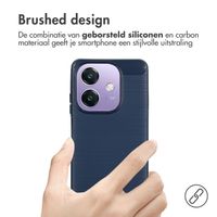 imoshion Brushed Backcover Oppo A40 4G / Oppo A40M 4G - Donkerblauw