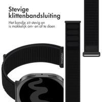 imoshion Nylon bandje Samsung Galaxy Watch 8 (40/44mm) / Classic (46mm) - Zwart