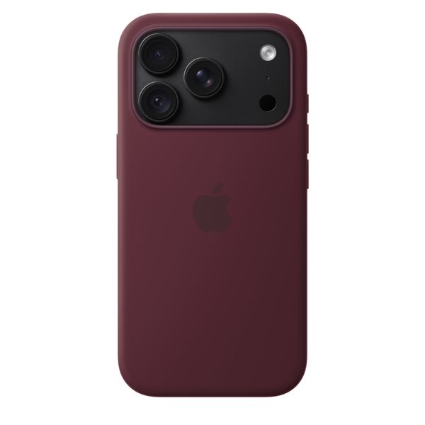 Apple Siliconenhoesje met MagSafe Apple iPhone 18 Pro - Burgundy