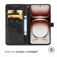 imoshion Mandala Bookcase Oppo A40 (4G) / Oppo A40M (4G) / Oppo A60 (5G) - Zwart