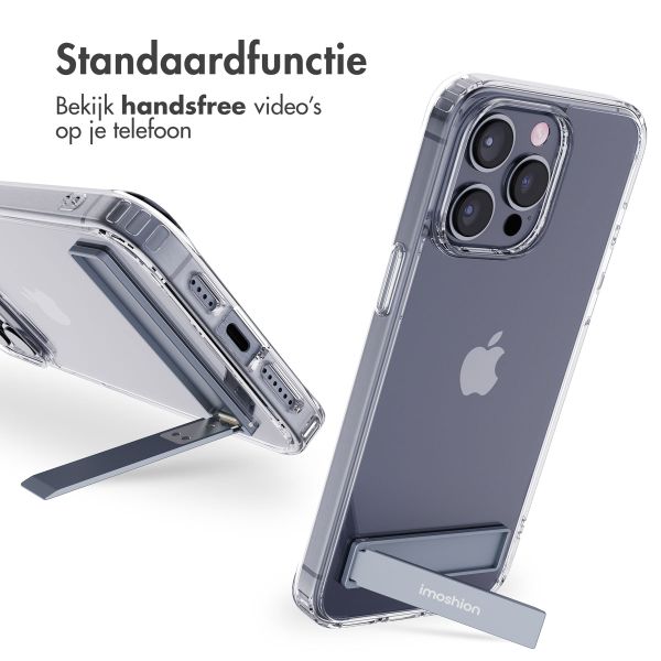 imoshion Stand Backcover Apple iPhone 15 Pro Max - Transparant