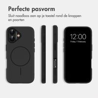 imoshion Color Backcover met Thin MagSafe Ring Apple iPhone 16 - Zwart