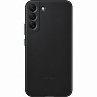 Samsung Originele Leather Backcover Galaxy S22 Plus - Zwart