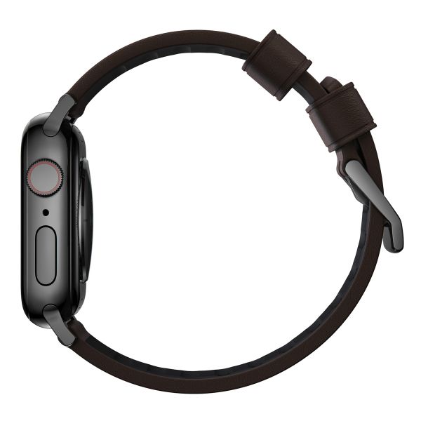 Nomad Active Pro Band Apple Watch Series 1 t/m 10 / SE / Ultra (2) (44/45/46/49 mm) - Bruin/Zwart