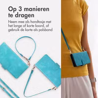 imoshion Bookcase met koord Samsung Galaxy A15 (5G/4G) - Turquoise