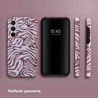 Selencia Vivid Backcover Samsung Galaxy A55 - Trippy Swirl Dark Rose