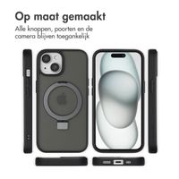 Accezz Ring Stand Backcover met MagSafe Apple iPhone 15 - Zwart