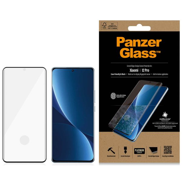 PanzerGlass Anti-Bacterial Case Friendly Screenprotector Xiaomi 12 Pro