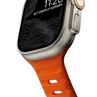 Nomad Sport band FKM Apple Watch Series 1 t/m 11 / SE / Ultra (44/45/46/49 mm) - Ultra Orange