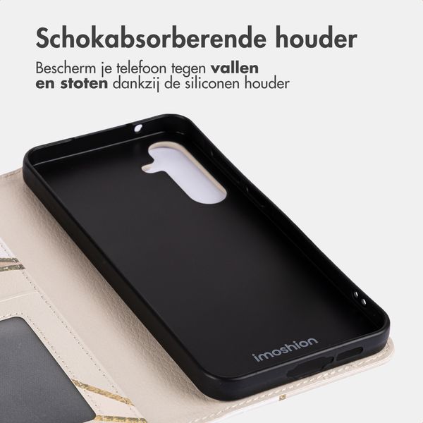 imoshion Design Bookcase Samsung Galaxy A55 - Beige Graphic