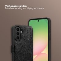 Selencia Riva Bookcase met MagSafe en Koord Samsung Galaxy A57 (5G) - Zwart