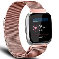 imoshion Milanees Watch bandje Fitbit Versa 2 / Versa Lite - Rosé Goud