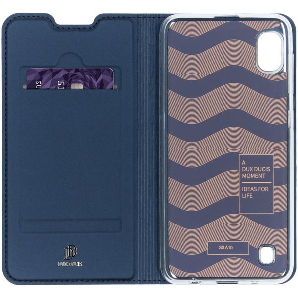 Dux Ducis Slim Softcase Bookcase Samsung Galaxy A10 - Donkerblauw