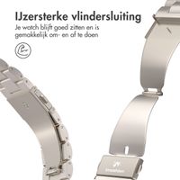 imoshion Stalen bandje Apple Watch Series 1 t/m 9 / SE (38/40/41 mm) | Series 10 (42 mm) - Sterrenlicht