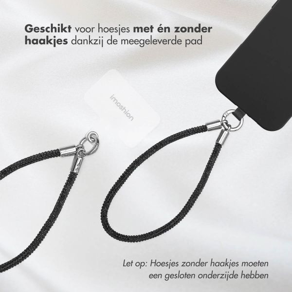 imoshion Glitter Telefoonkoorden Set - Zwart