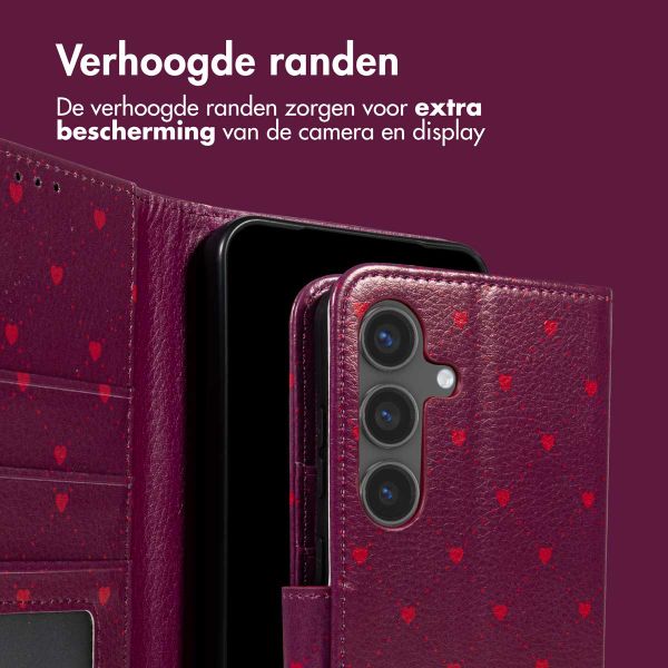 imoshion Design Bookcase Samsung Galaxy S25 - Crush Check Coral Dust