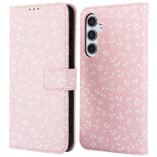 imoshion Design Bookcase Samsung Galaxy A35 - Pink Bazaar Flowers