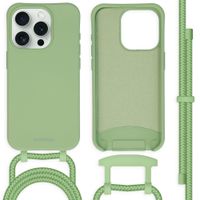 imoshion Color Backcover met afneembaar koord iPhone 15 Pro - Groen