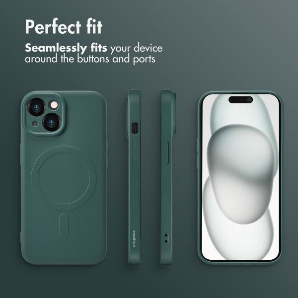 imoshion Colour Back Cover with MagSafe Apple iPhone 15 - Dark Green