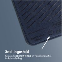 Accezz Magnetische Leren Kaarthouder - Geschikt voor Apple Find My - Nightfall Blue