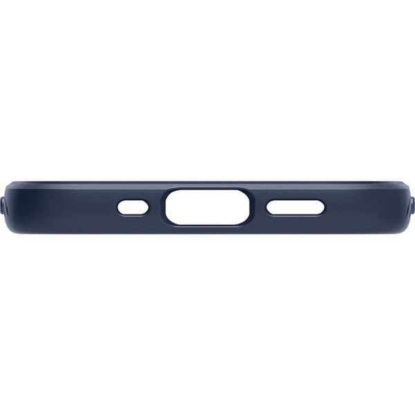 Spigen Liquid Air Backcover iPhone 12 (Pro) - Donkerblauw