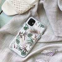 Selencia Zarya Fashion Extra Beschermende Backcover Apple iPhone 12 Mini - Jungle Leaves