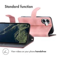 imoshion Bookcase with Strap Apple iPhone 16 - Pink