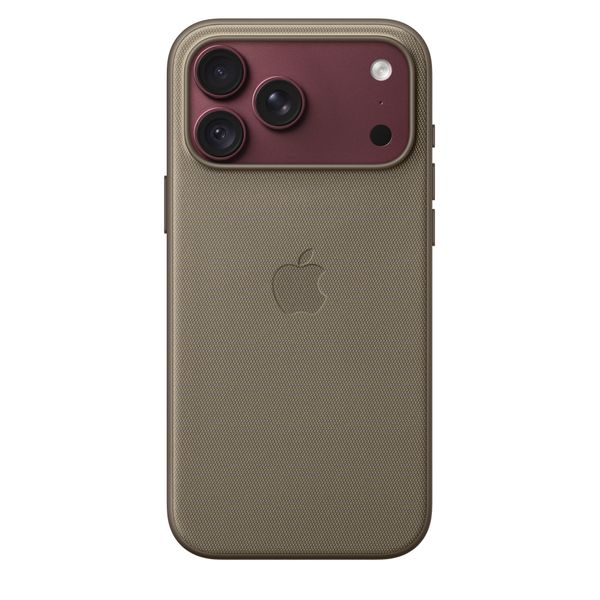 Apple TechWoven Case met MagSafe Apple iPhone 18 Pro Max - Taupe