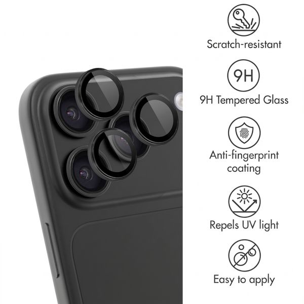 imoshion Camera Protector Glass 2-pack Apple iPhone 18 Pro (Max) - Black