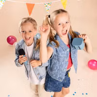 imoshion Kids Karaoke Set - Speaker en microfoon - Soft Blue