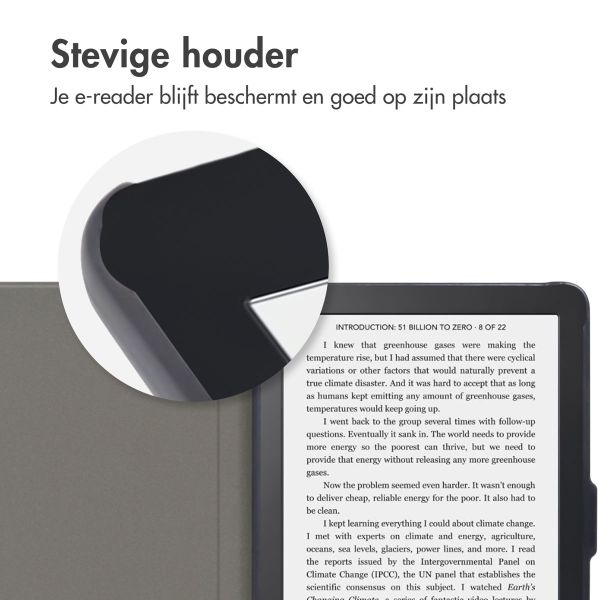 imoshion Design Slim Hard Case Bookcase Kobo Clara 2E / Tolino Shine 4 - Pink Graphic