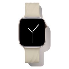 iDeal of Sweden Watch Band Soft Swirl Apple Watch | 38/40/41/42 mm - Maat S/M - Cloud Dancer