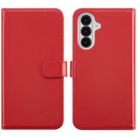 Selencia Echt Lederen Bookcase Samsung Galaxy A56 - Rood