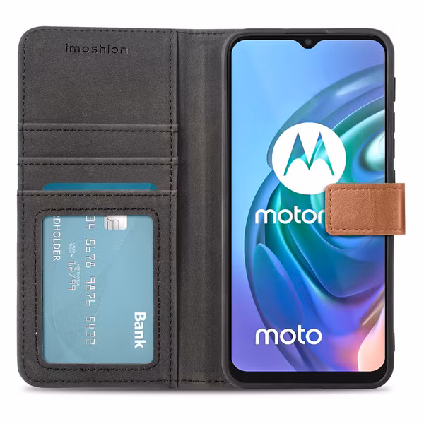 imoshion Luxe Bookcase Motorola Moto G30 / G20 / G10 (Power) - Bruin