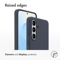 Accezz Liquid Silicone Back Cover with MagSafe Samsung Galaxy S26 Plus - Dark Blue