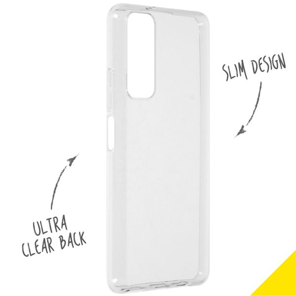 Accezz Clear Backcover Huawei P Smart (2021) - Transparant