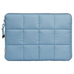 Selencia Puffy Laptop hoes 15-16 inch - Laptopsleeve - Slate Blue
