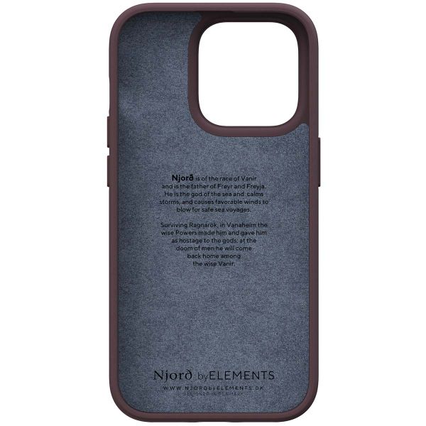 Njorð Collections Genuine Leather Case iPhone 14 Pro - Brown