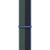 Apple Sport Loop Band Apple Watch Series 1 t/m 10 / SE / Ultra (2) (44/45/46/49 mm) - Midnight/Eucalyptus